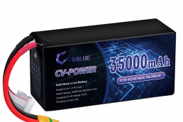 High Energy Density Solid State Battery 6S 21.9V 35Ah