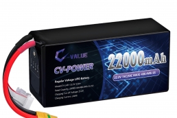High Energy Density LIPO Battery 6S 22.2V 22Ah