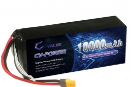 High Discharge Rate LIPO Battery 6S 22.2V 10000mAh