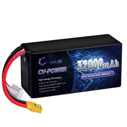 High Voltage LIPO Battery 6S 23.4V 32000mAh